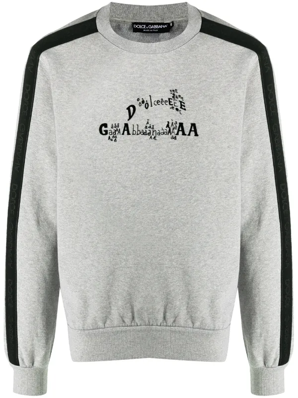 dolce and gabbana logo sweatshirt