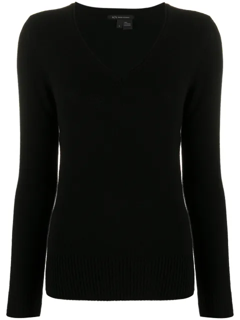 armani exchange knitted jumper