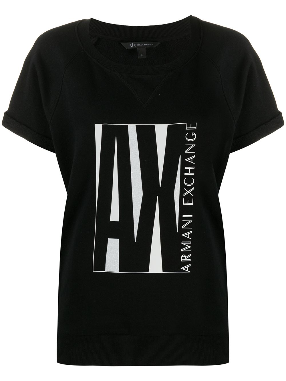 фото Armani exchange футболка с логотипом ax