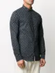 Armani Exchange motorcycle print shirt