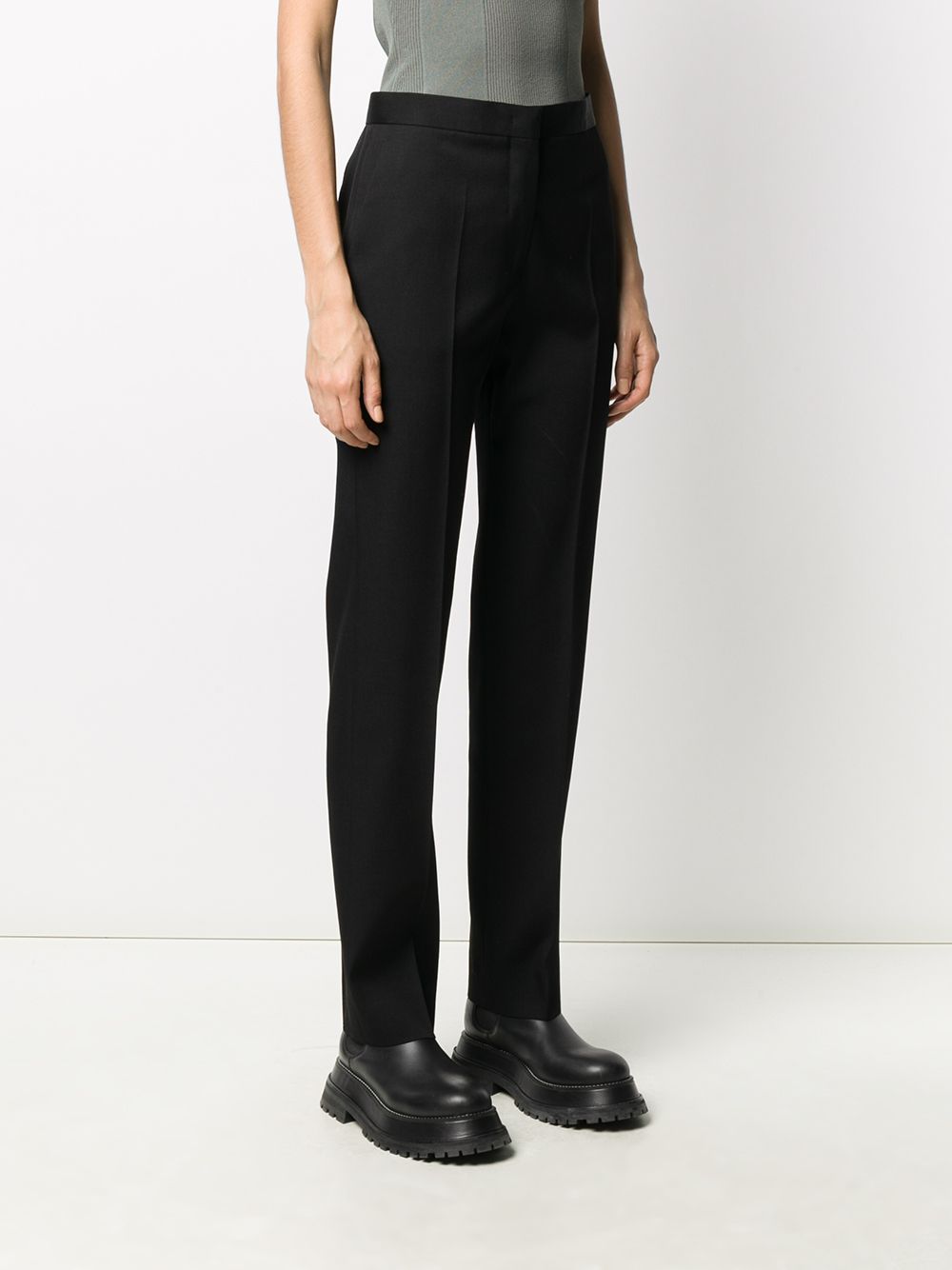 Shop Jil Sander Tailored Straight-leg Trousers In Black