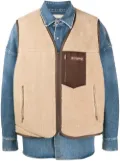 Mastermind World faux shearling gilet - Blue