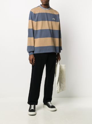 striped crewneck sweatshirt展示图