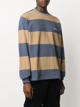 striped crewneck sweatshirt展示图