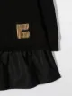 Elisabetta Franchi La Mia Bambina chain-embellished hoodie dress
