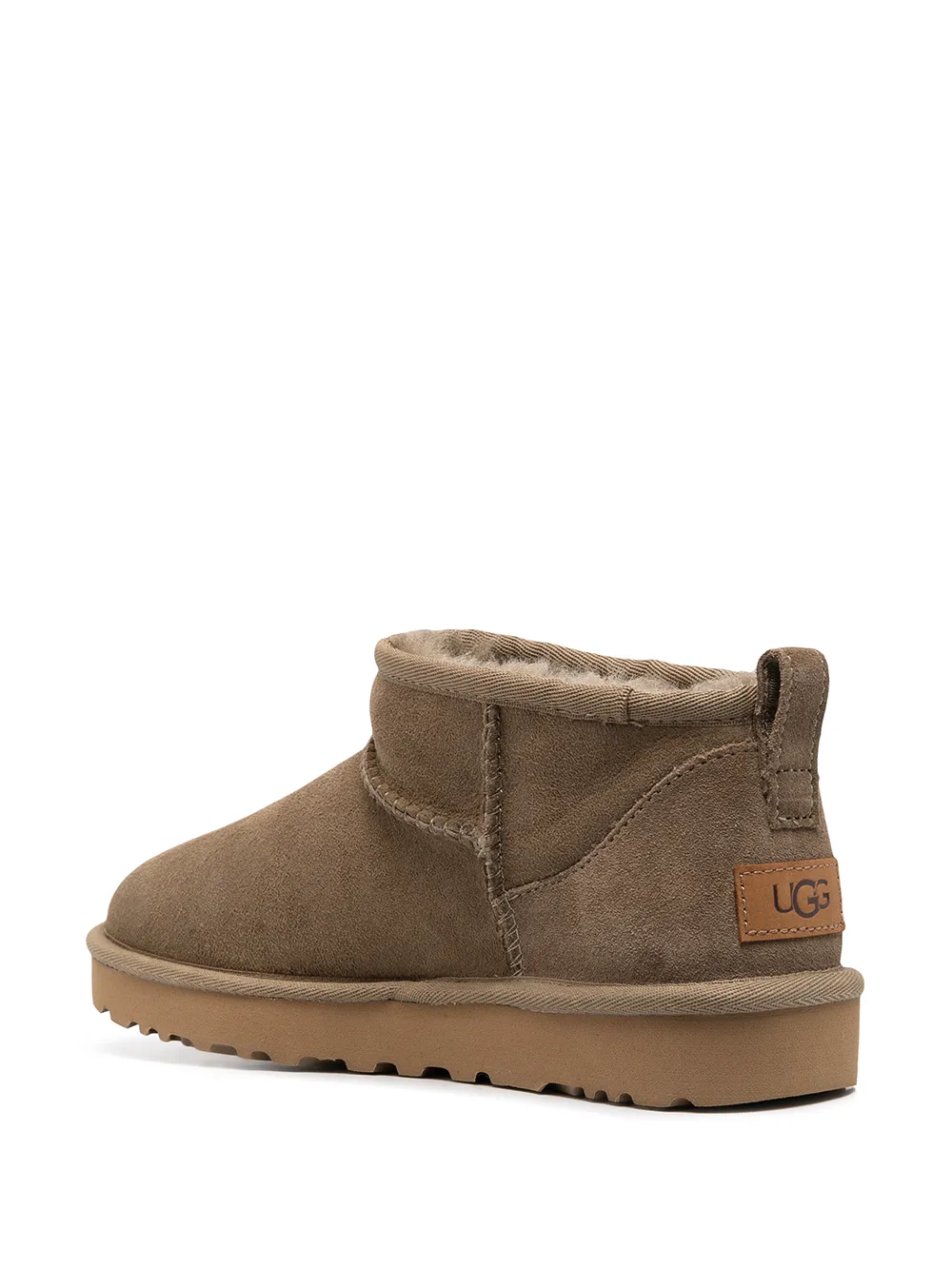 Ugg Shearling-lined Ankle Boots In Brown