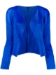 Image 1 of Pleats Please Issey Miyake pleated open-front cardigan