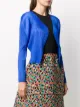 Pleats Please Issey Miyake pleated open-front cardigan