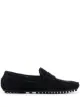 Image 1 of Emporio Armani suede slip-on moccasins