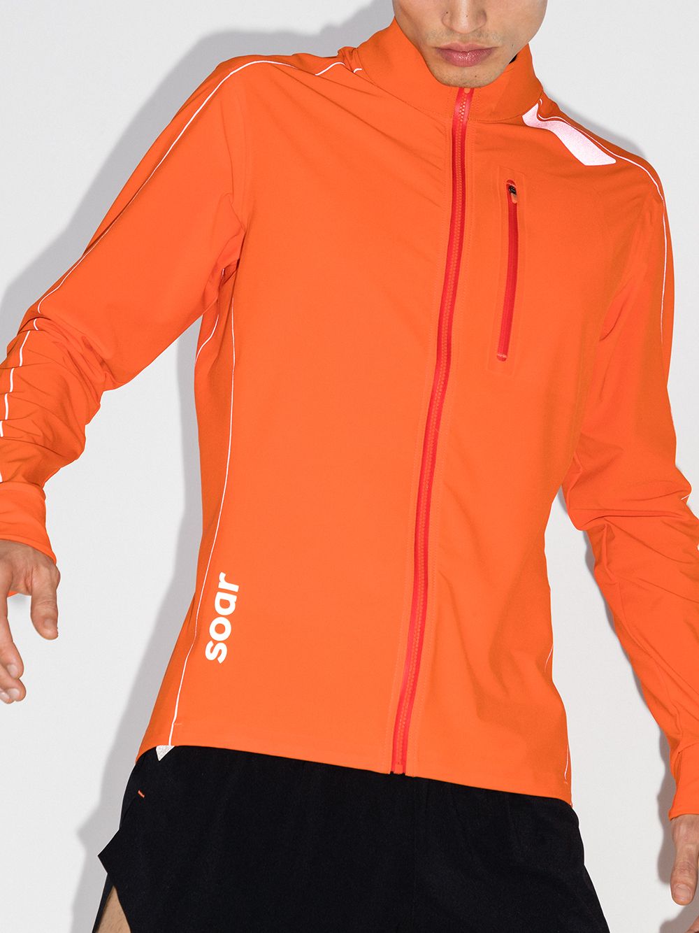 фото Soar orange all-weather 2.0 windbreaker jacket