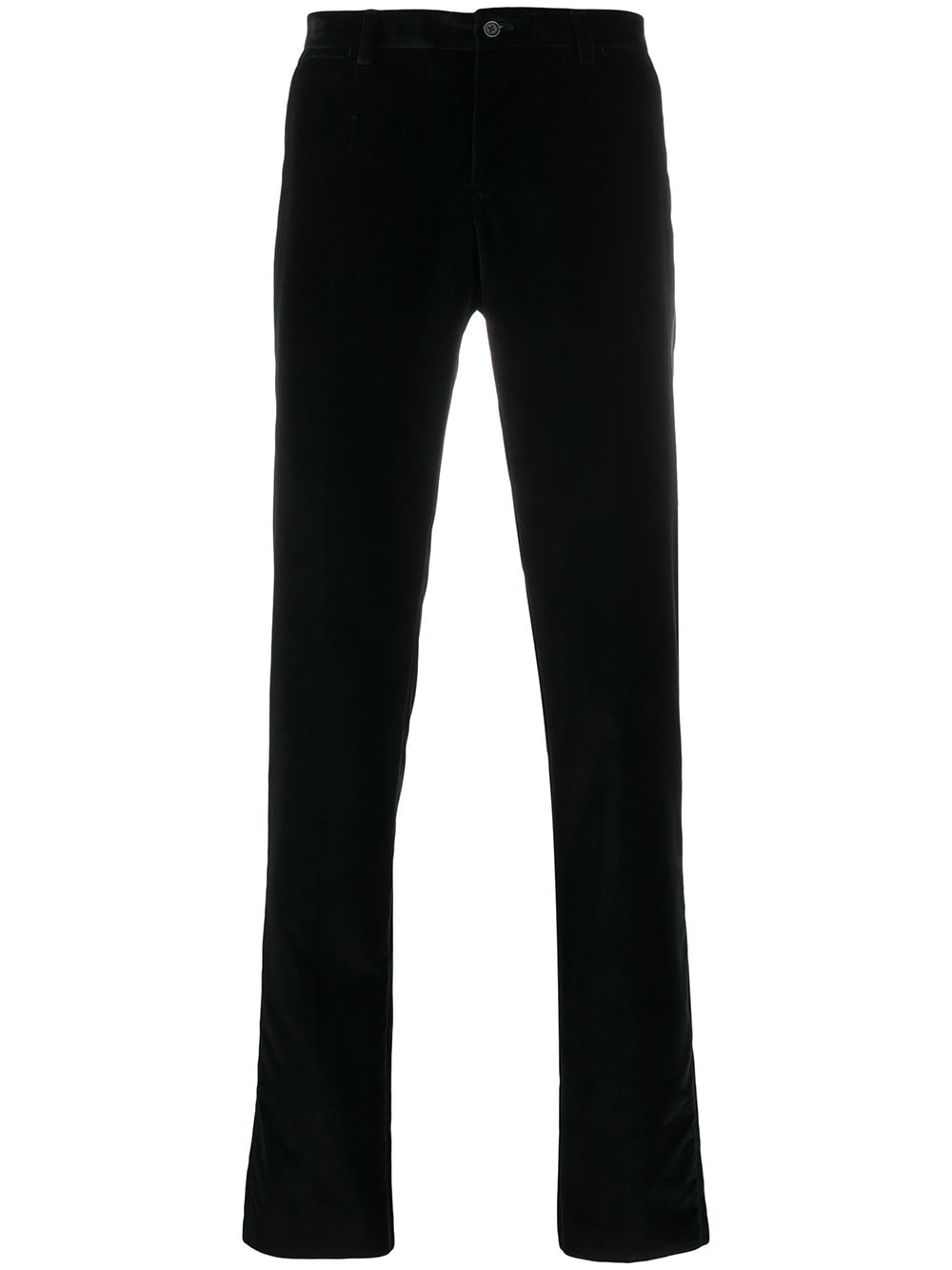 velvet tailored trousers