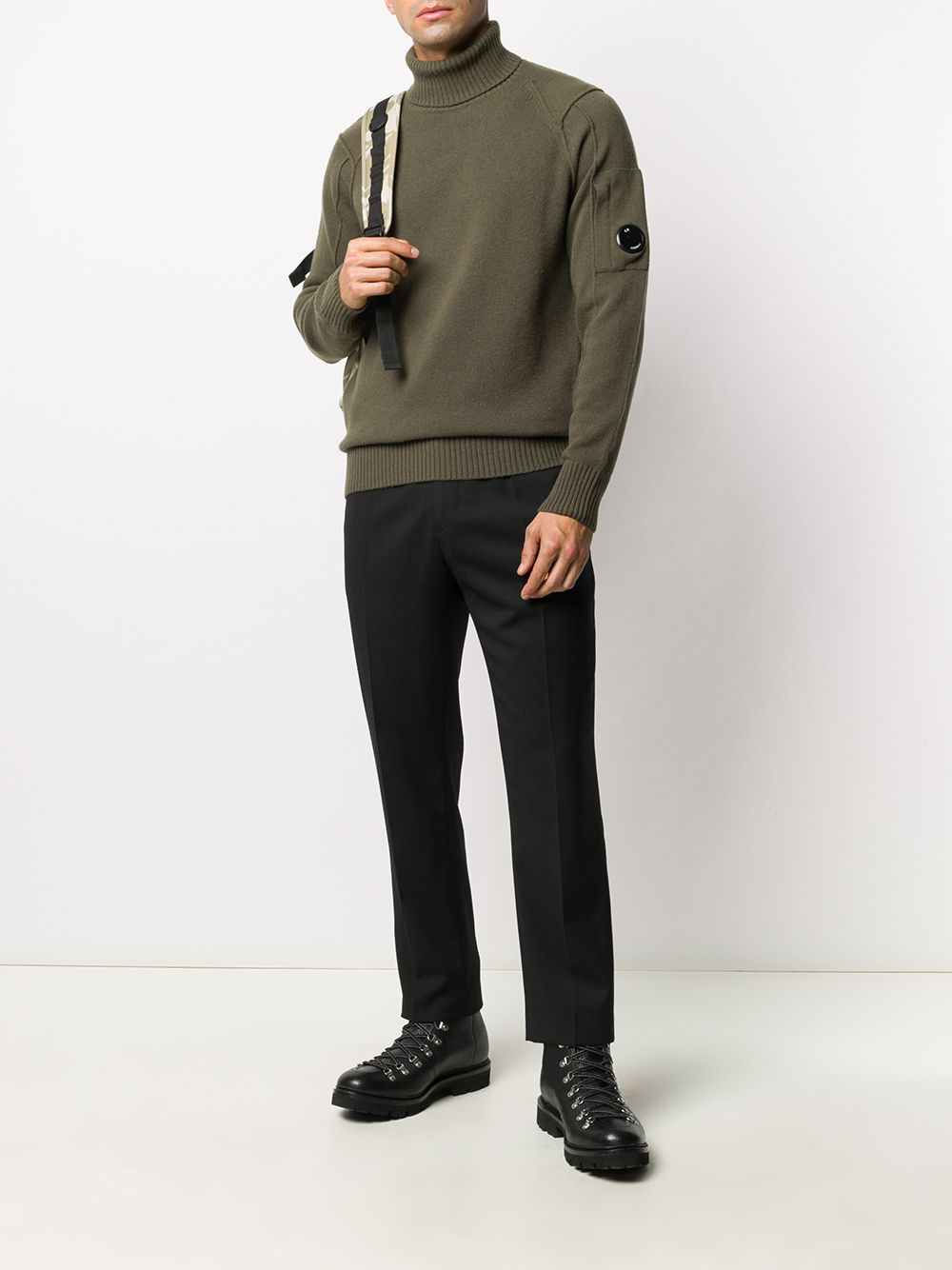 фото C.p. company roll-neck knit jumper