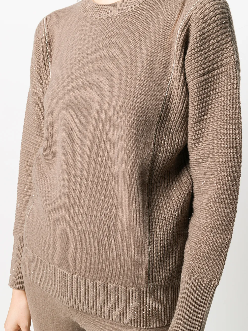 Peserico Trui met ronde hals Bruin