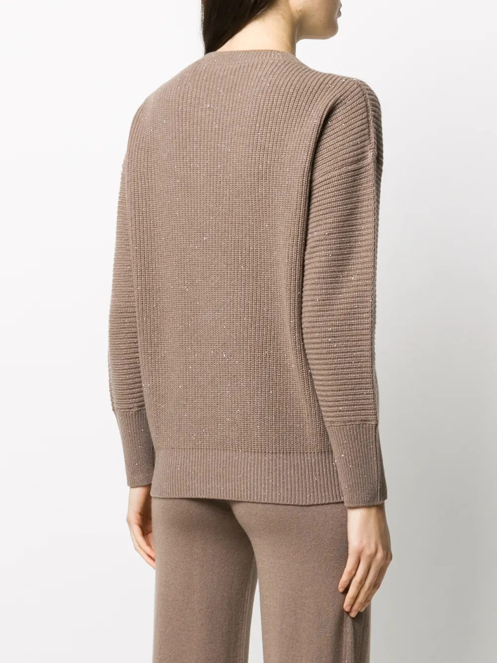 Peserico Trui met ronde hals Bruin