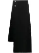 Image 1 of Plan C asymmetric wrap skirt