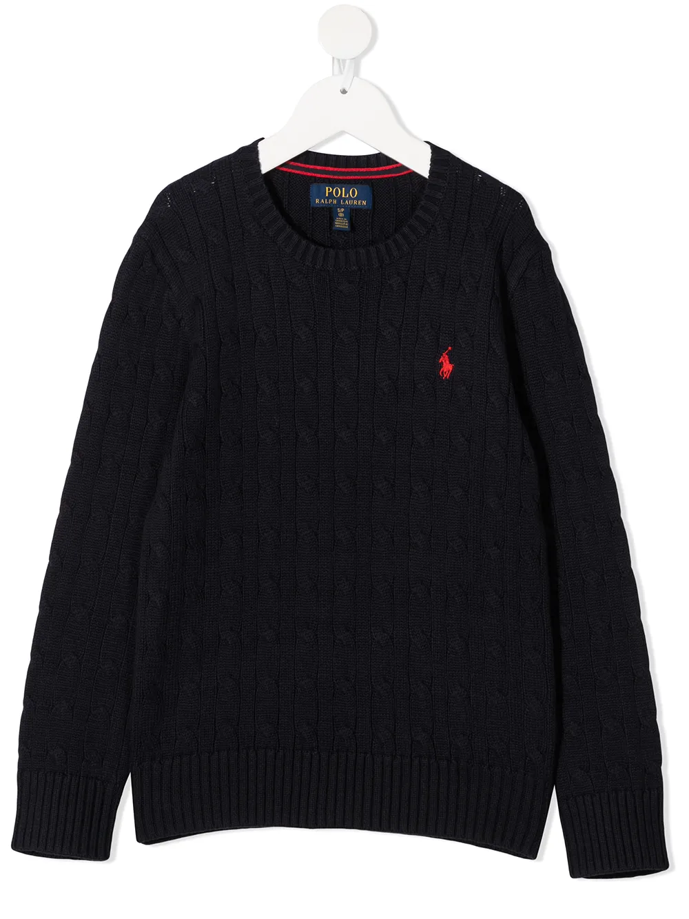 

Ralph Lauren Kids suéter con logo bordado - Azul