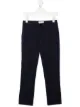 Image 1 of Paolo Pecora Kids fitted viscose-blend trousers