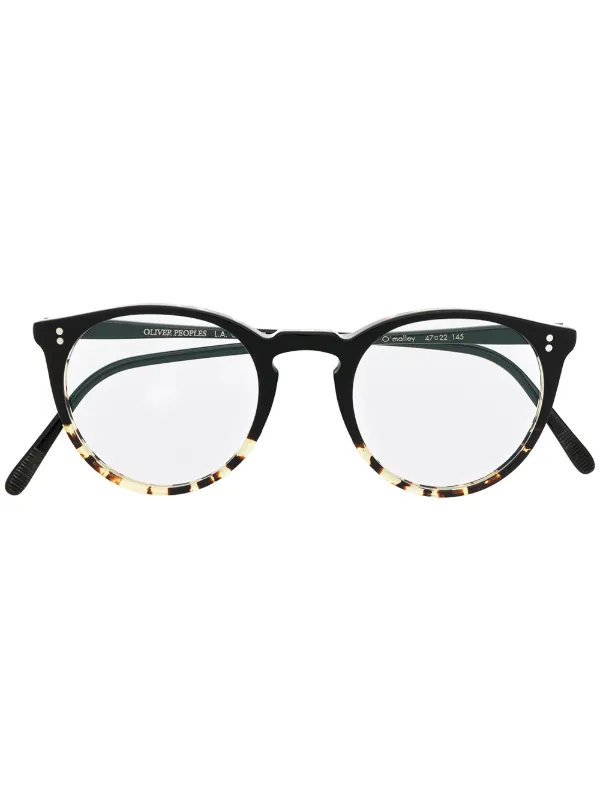 Oliver Peoples O' Malley ラウンド眼鏡フレーム - Farfetch