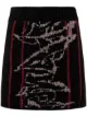Image 1 of Angel Chen jacquard-knit mini skirt