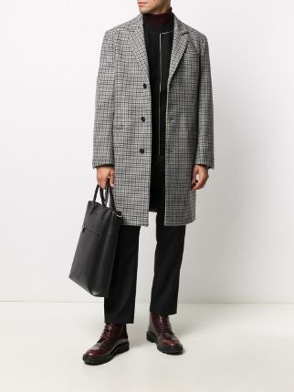 check tailored coat展示图