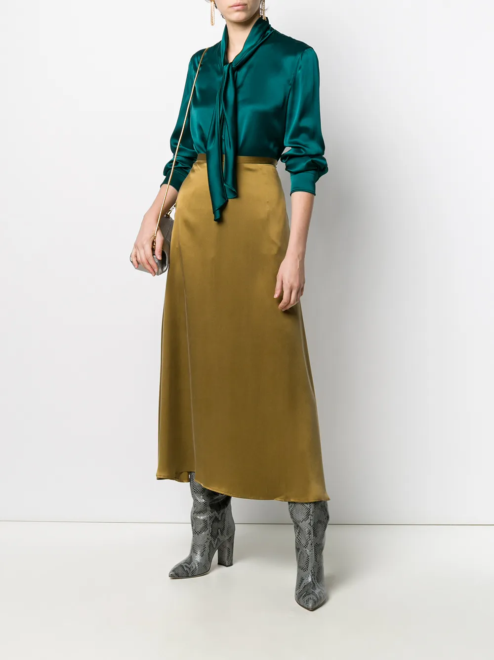 TOM FORD Blouse met strik - Groen