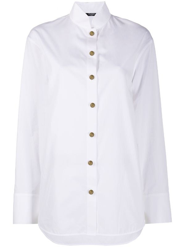 balmain button shirt