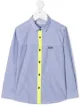 Image 1 of Cesare Paciotti 4Us Kids striped button-up shirt