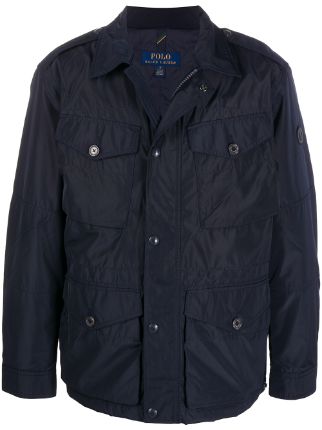 Shop Polo Ralph Lauren four-pocket lightweight jacket with Express Delivery  - FARFETCH