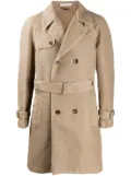 Boglioli double-breasted belted peacoat - Neutrals