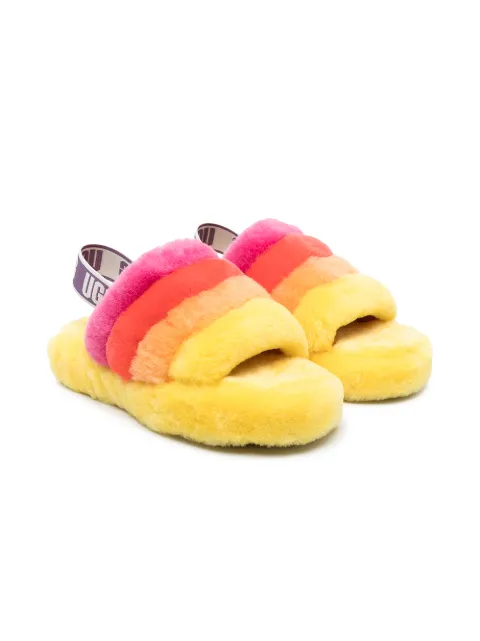UGG Kids Fluff Yeah shearling sandals