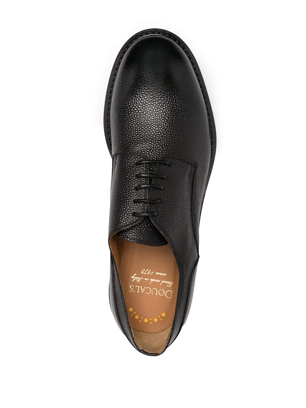 фото Doucal's grained-effect oxford shoes