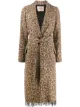 Image 1 of Twin-Set leopard print belted coat