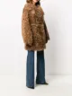 Desa 1972 fitted shearling coat