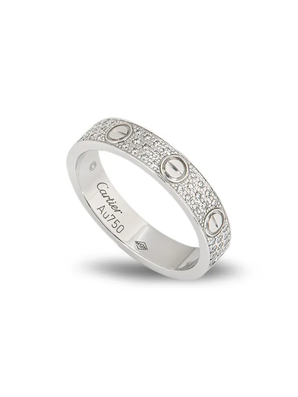 cartier pave ring