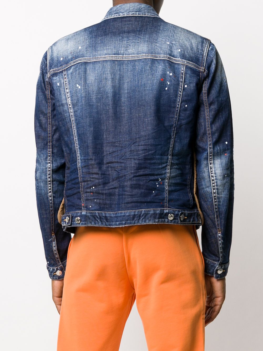фото Dsquared2 джинсовая куртка с карманами