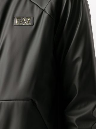 logo zipped bomber jacket展示图