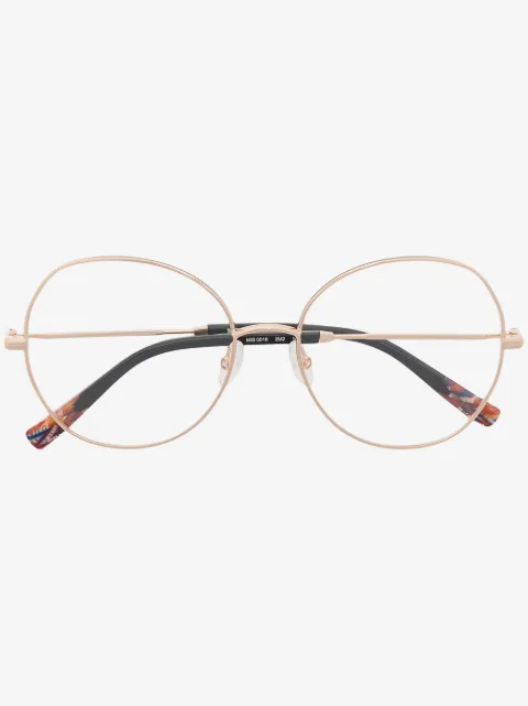MISSONI EYEWEAR lentes con armazón redonda oversize