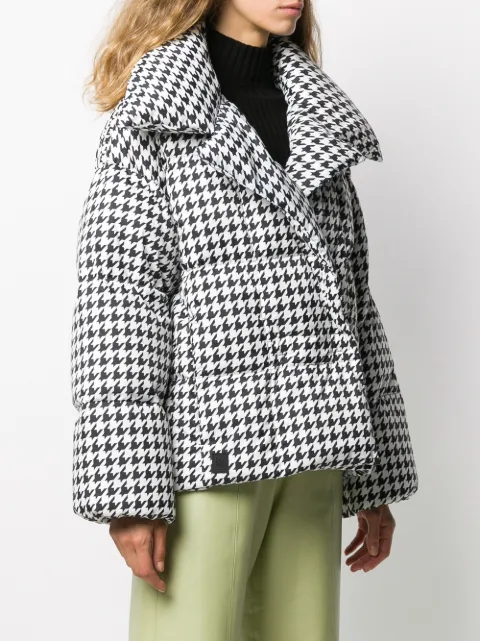bacon houndstooth puffer