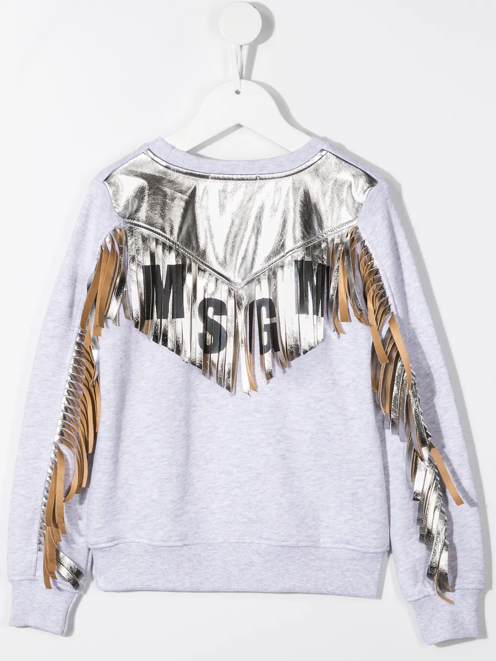 MSGM Kids sudadera con logo y flecos | Sudaderas y hoodies | Image 2