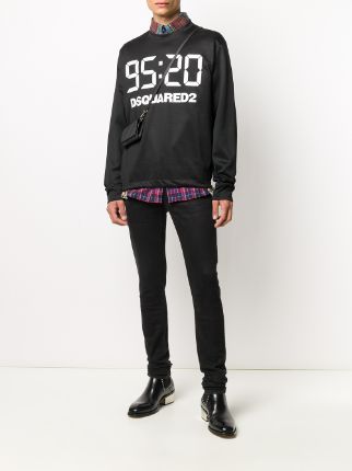 logo-print long-sleeve sweatshirt展示图