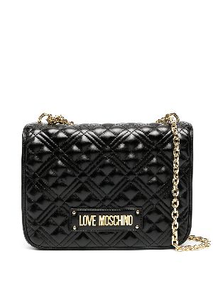 love moschino canvas cross body bag