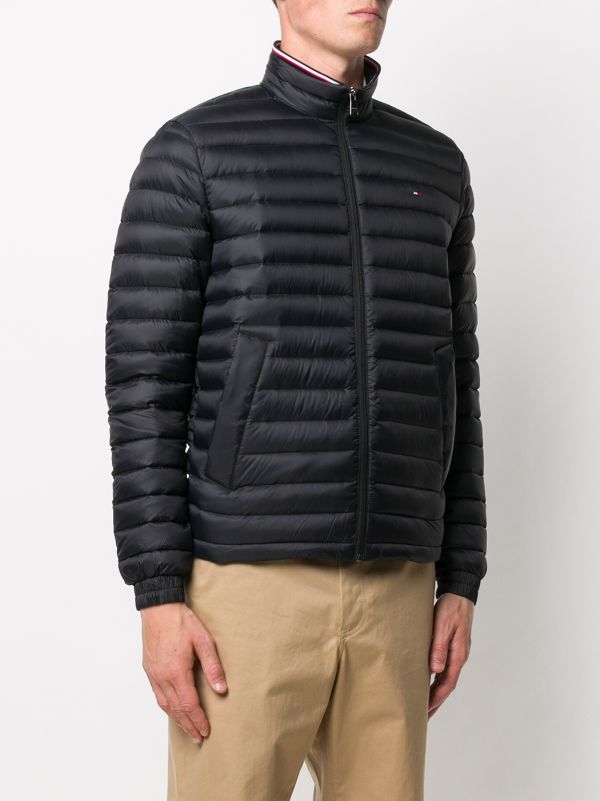 tommy hilfiger padded stand collar jacket