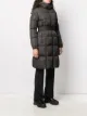 Moncler doudoune à taille ceinturée