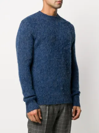 textured crewneck wool jumper展示图