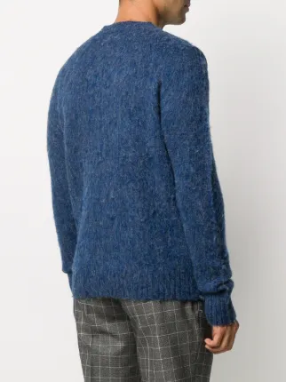 textured crewneck wool jumper展示图