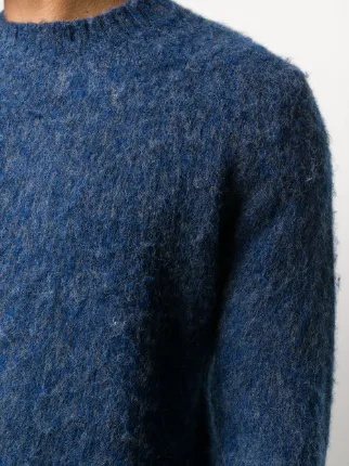 textured crewneck wool jumper展示图