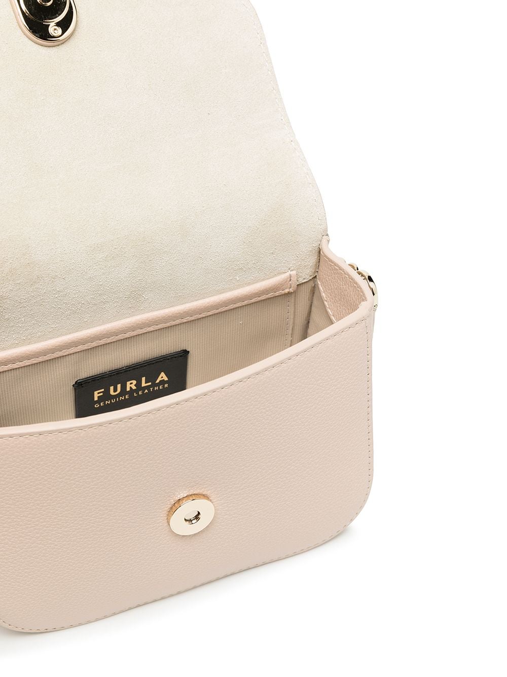 Shop Furla 1927 Tassel-trimmed Cross-body Bag In Pink