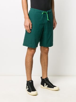 drawstring knee-length shorts展示图