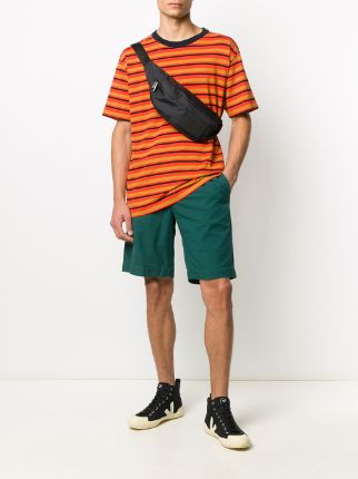 drawstring knee-length shorts展示图