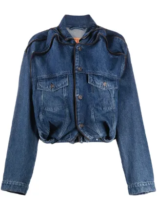 y project denim jacket long sleeves